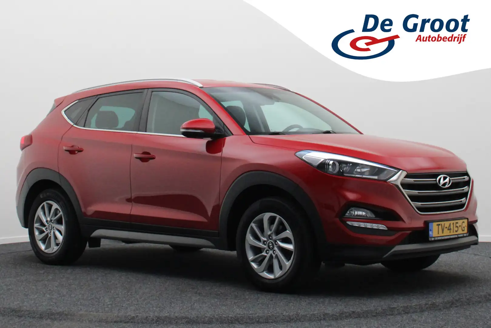 Hyundai TUCSON 1.6 GDi Comfort LED, Apple Carplay, Camera, Rijstr Rood - 1