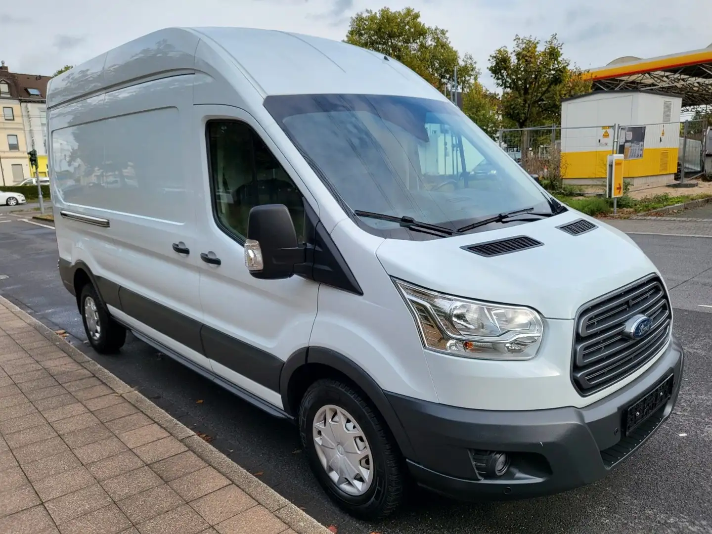 Ford Transit L3H3 Automat. Kamera Navi Schiebetür L&R Weiß - 2