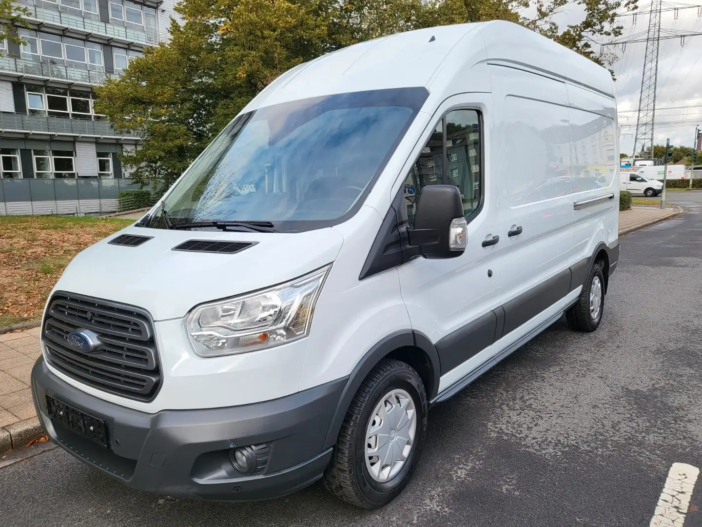 Ford Transit L3H3 Automat. Kamera Navi Schiebetür L&R Weiß - 1