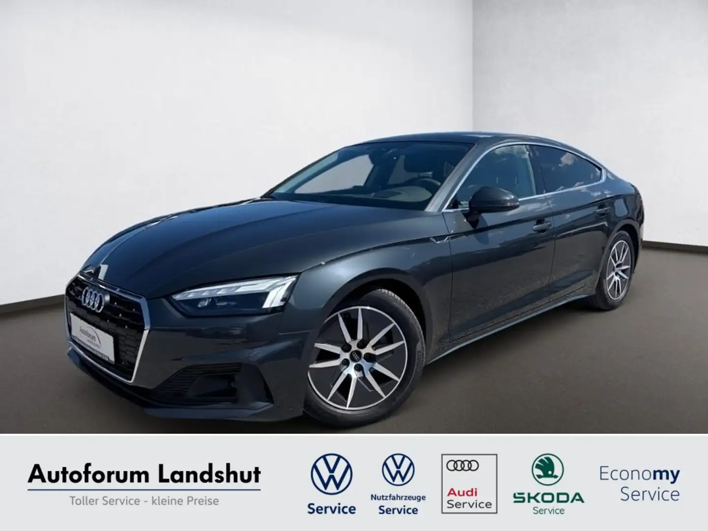 Audi A5 40 TDI quattro MMI+/MATRIX/PANO/HUD/VIRTU/KAM Gris - 1