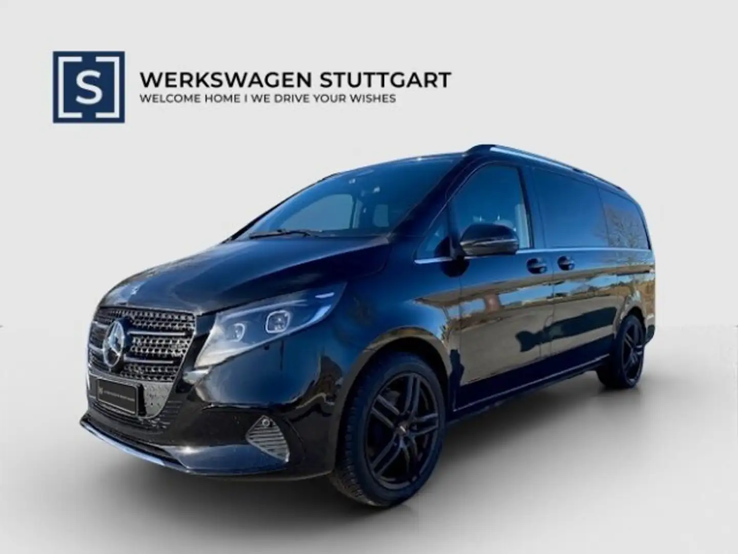 Mercedes-Benz V 300 V 300 d Lang 4MATIC AVANTGARDE Airmatic Schiebedach AHK Warmwasserheizung Digitaler Spiegel Schwarz - 1