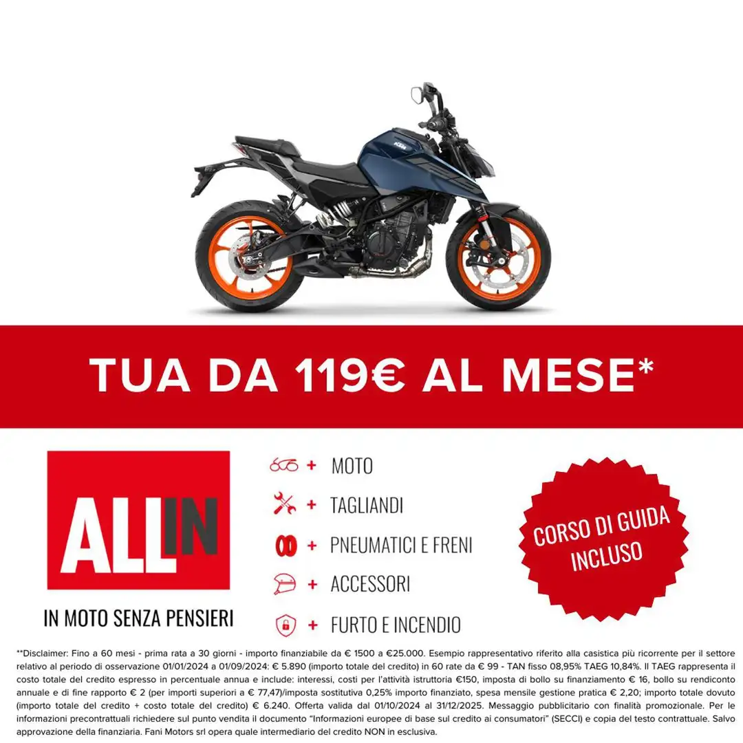 KTM 125 Duke DUKE 125 Blu/Azzurro - 2
