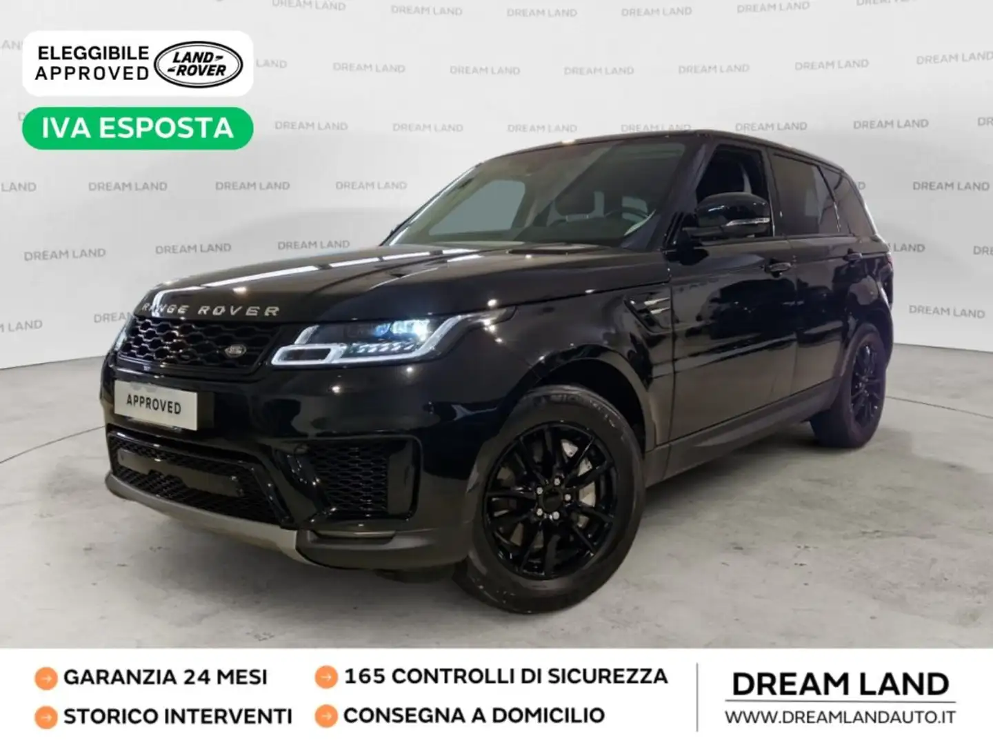 Land Rover Range Rover Sport 3.0D l6 249 CV S MHEV GARANZIA 24 MESI Negro - 1