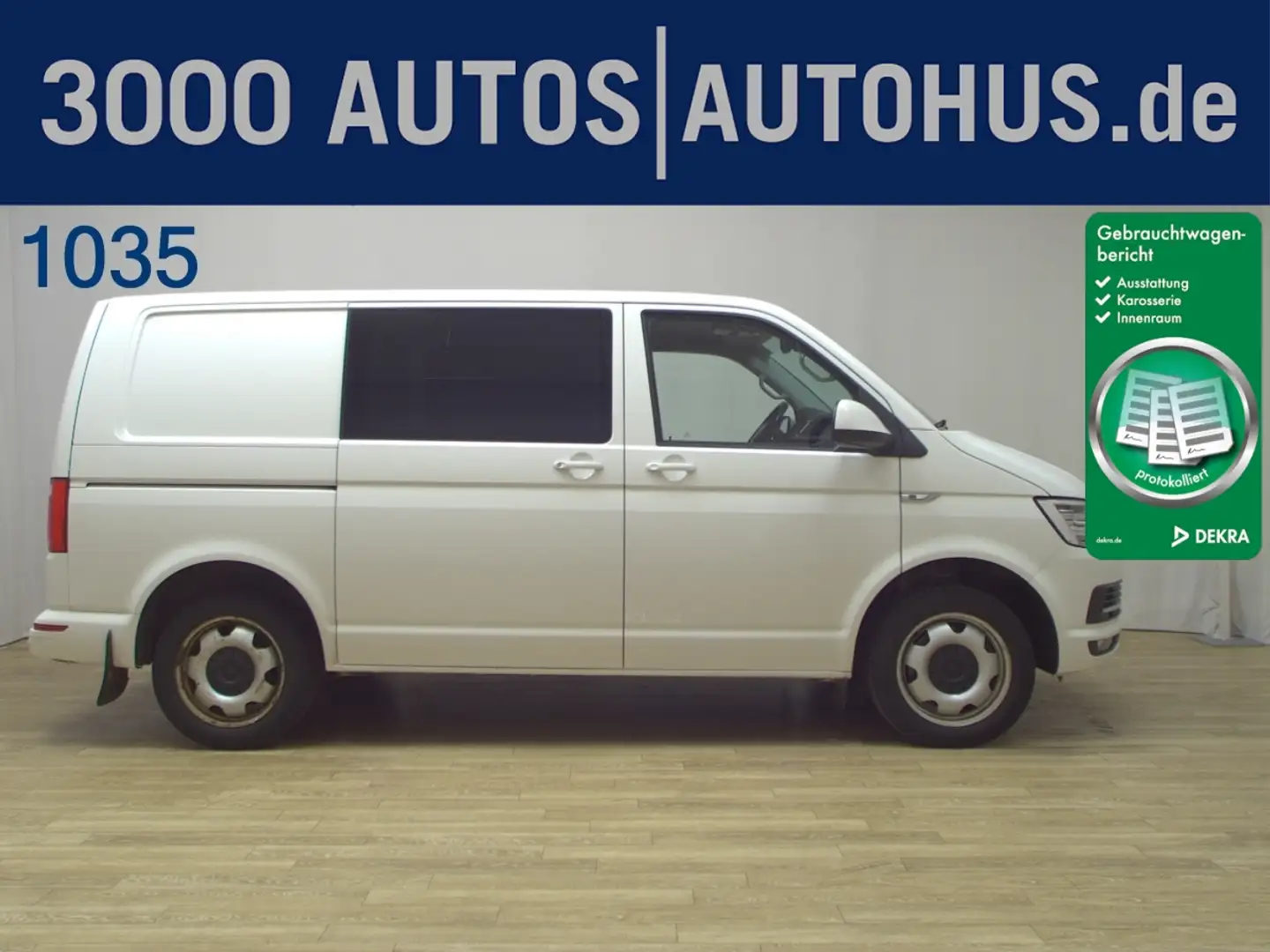 Volkswagen T6 Transporter 2.0 TDI 4M Kasten AHK RFK LED ACC Weiß - 1