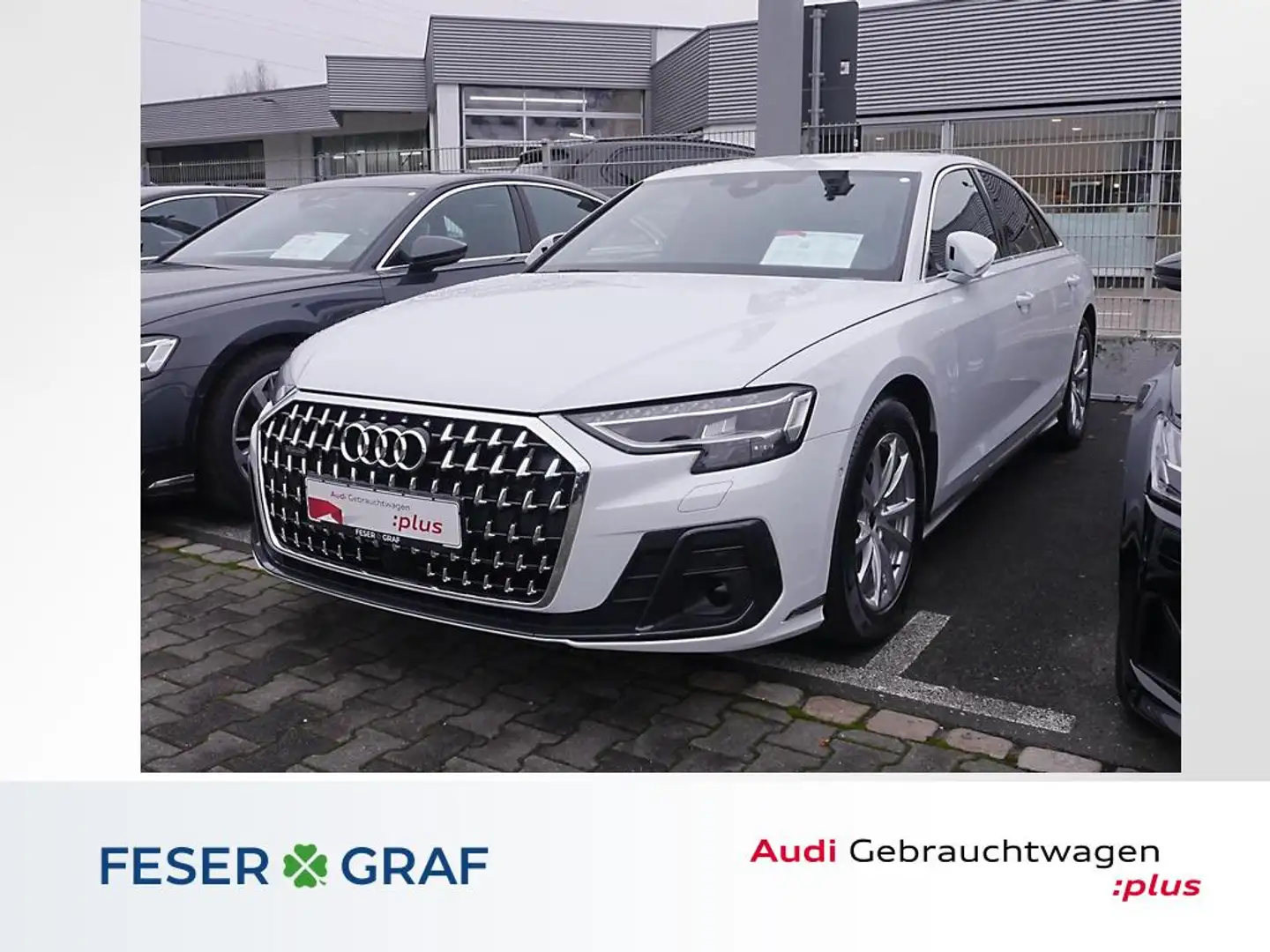 Audi A8 50 TDI HUD,Sitzbel,Kameras,HDMatrix,Leder,18" Weiß - 1