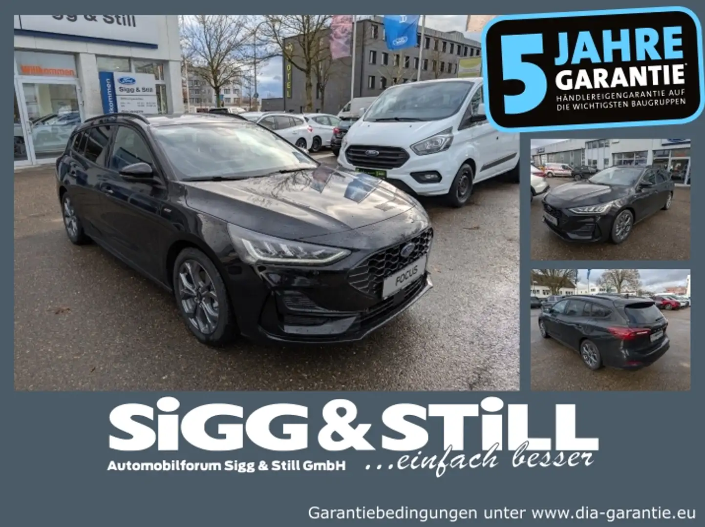 Ford Focus Turnier ST-Line X 1.0I NAVI*B&O*PDC*CAM*LED*SHZ Schwarz - 1
