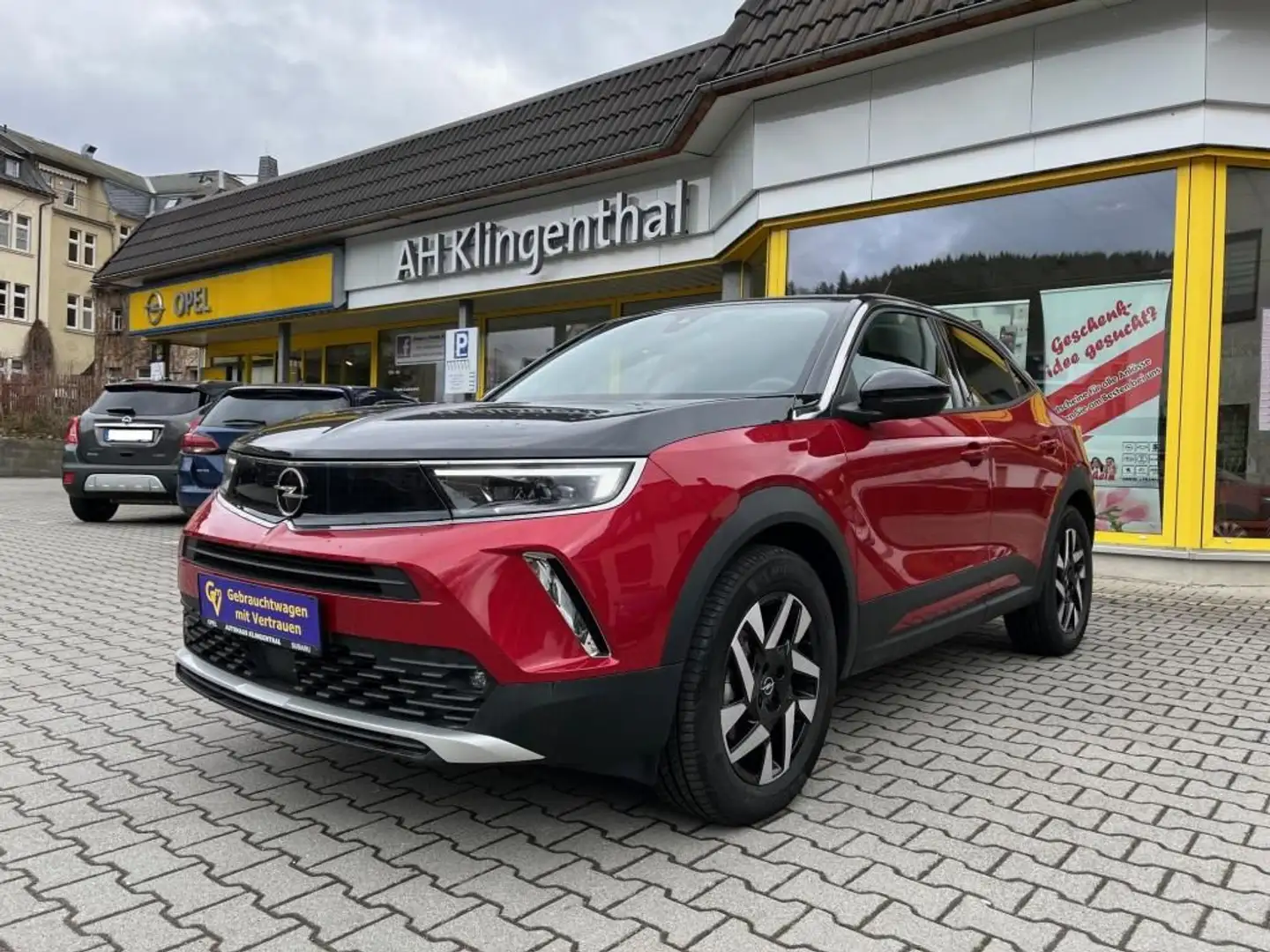 Opel Mokka -e Elegance 136PS IntelliLux/SHZ/Klimaautom Rouge - 1