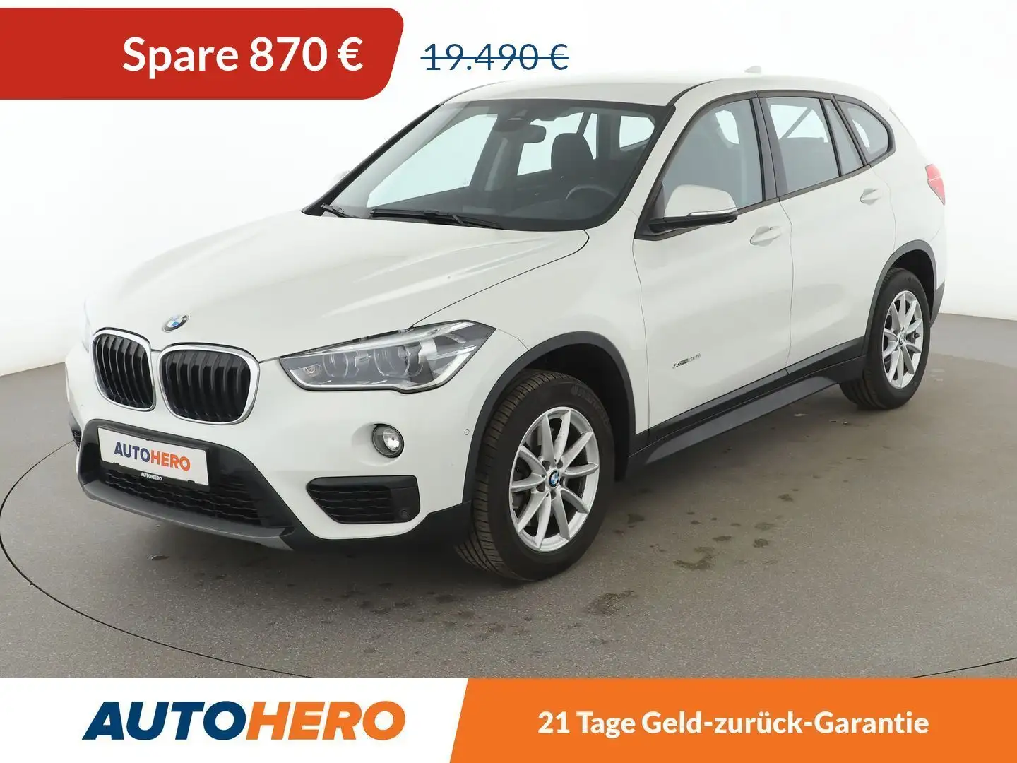 BMW X1 xDrive 20i Aut.*NAVI*CAM*LIMITER*KLIMA*SHZ*ALU* Weiß - 1