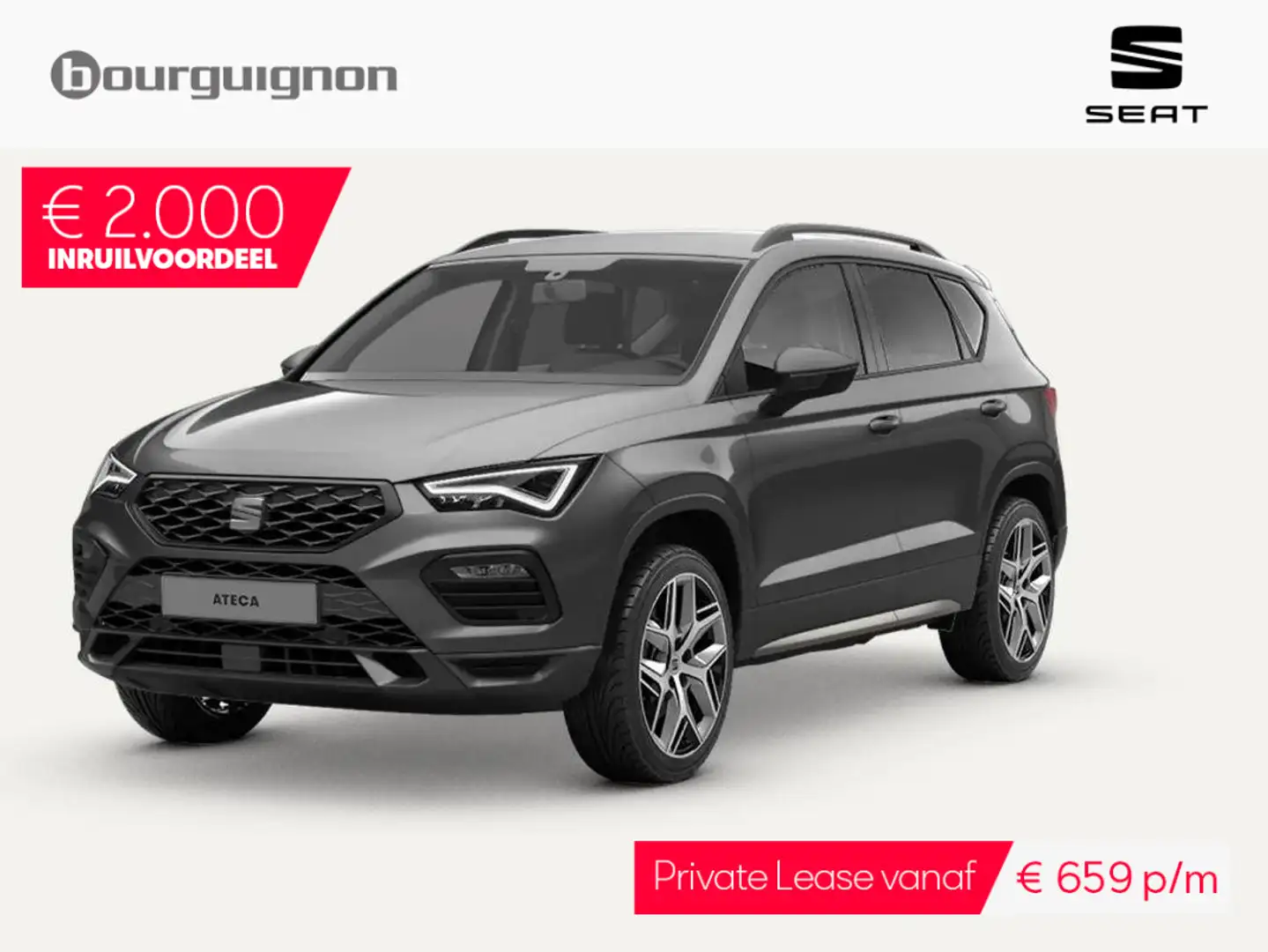 SEAT Ateca FR Business Intense 1.5 TSI 150 pk | Trekhaak | Ad Grijs - 1