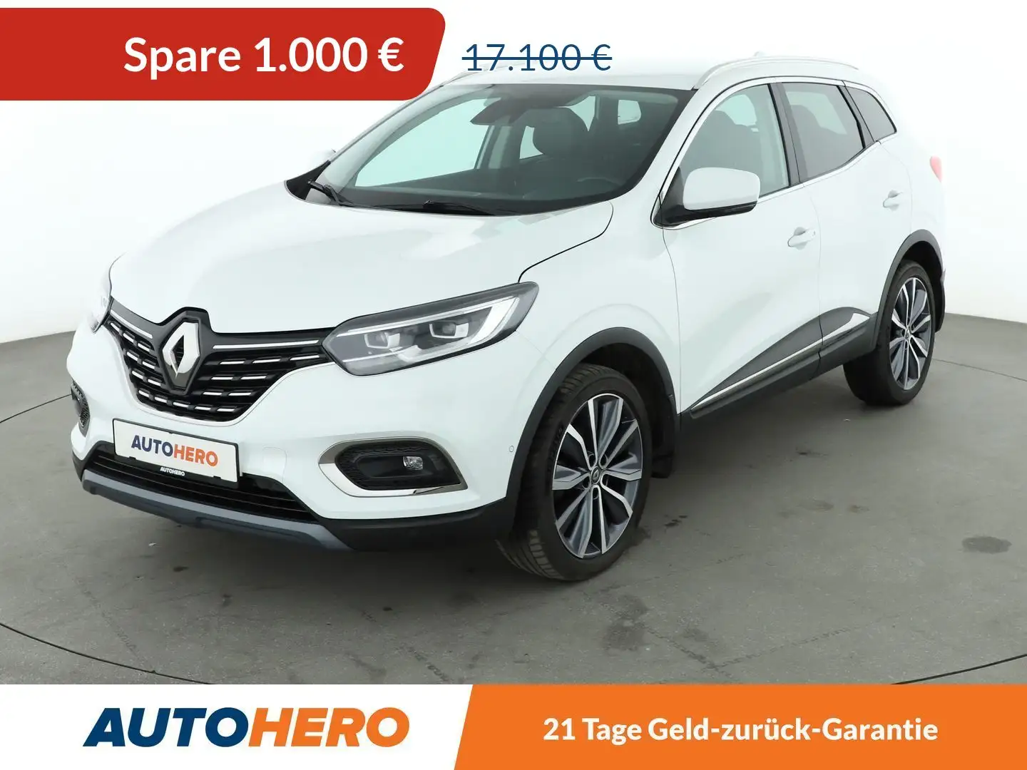 Renault Kadjar 1.5 Blue dCi Limited*CAM*PDC*LED*TEMPO*KLIMA* Weiß - 1
