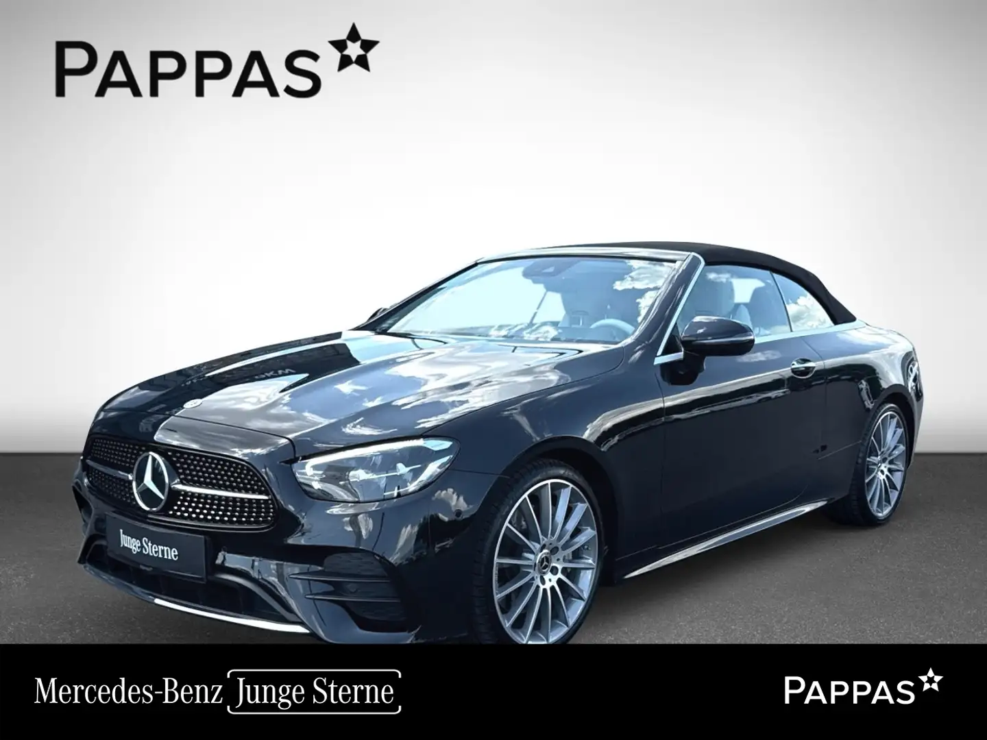 Mercedes-Benz E 400 d 4MATIC Cabriolet PTS Cam Stdhz Navi  AUT Black - 1