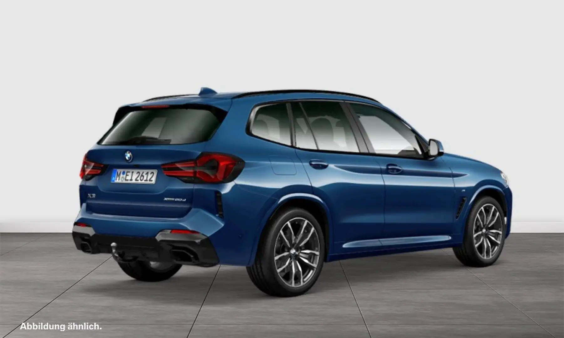 BMW X3 xDrive20d M Sport AHK RFK NAVI LED PDC V+H Blau - 2