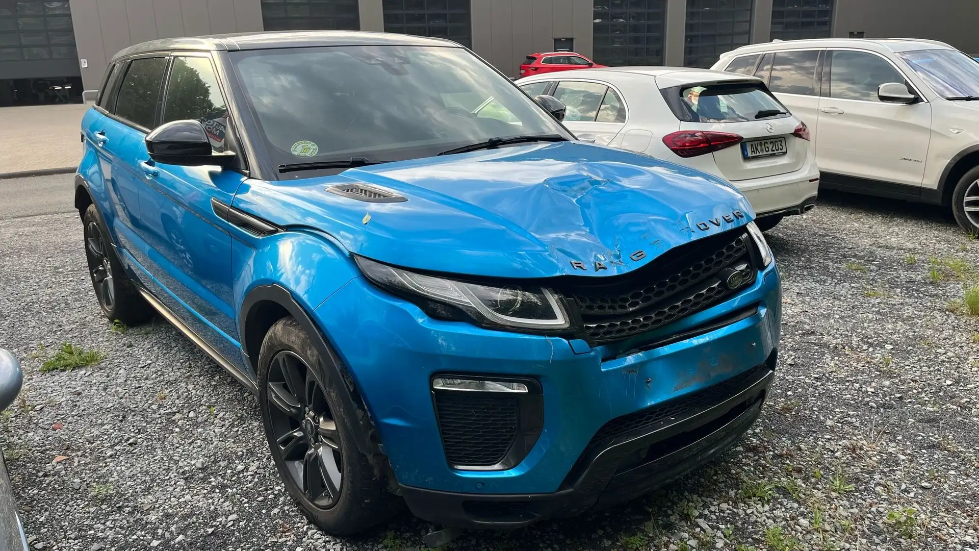 Land Rover Range Rover Evoque TD4 Aut. HSE. UNFALL Blau - 2