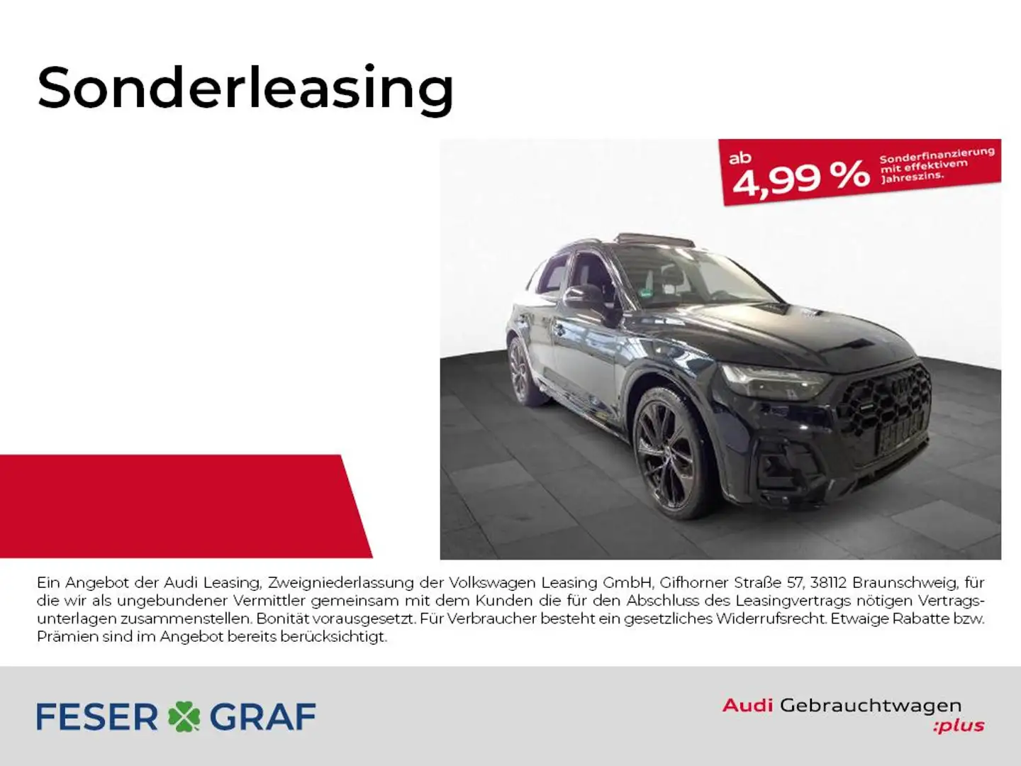 Audi Q5 40 TDI quattro S line S tronic Noir - 1
