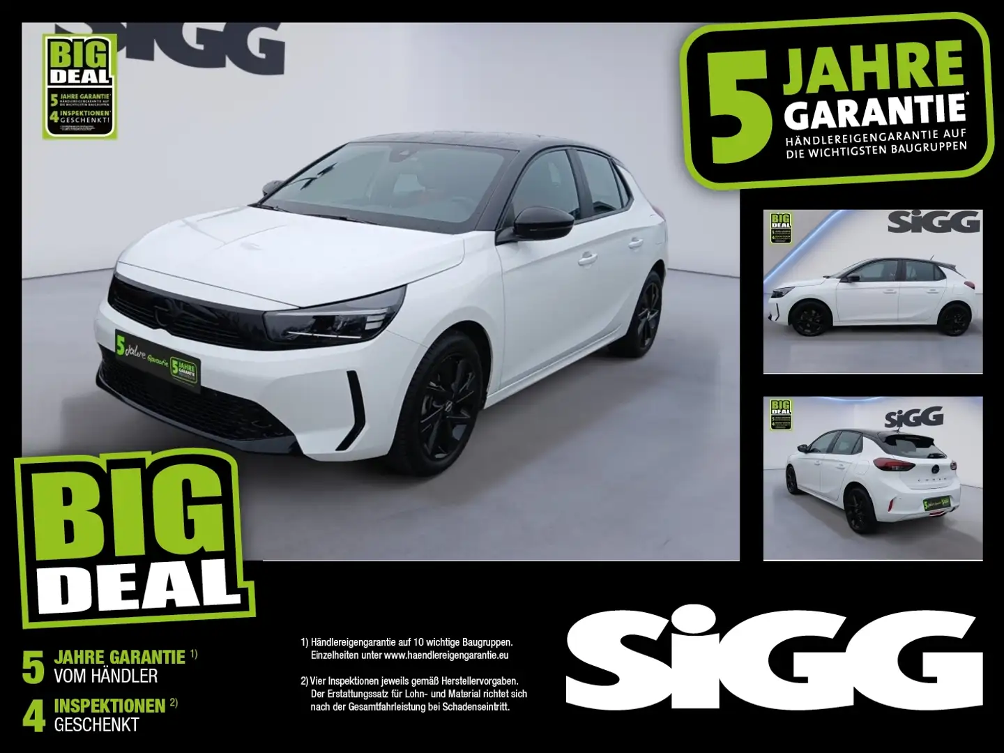 Opel Corsa F 1.2 Turbo # YES of Kauftip ! Weiß - 1