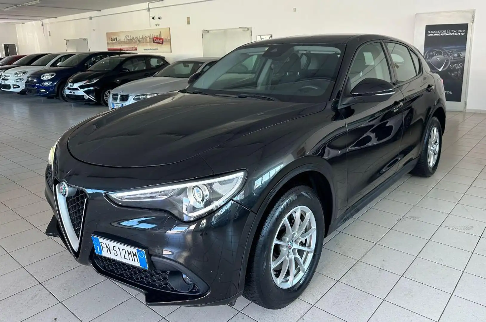 Alfa Romeo Stelvio 2.2 T.diesel 180 CV AT8 Q4 Bus. Noir - 2