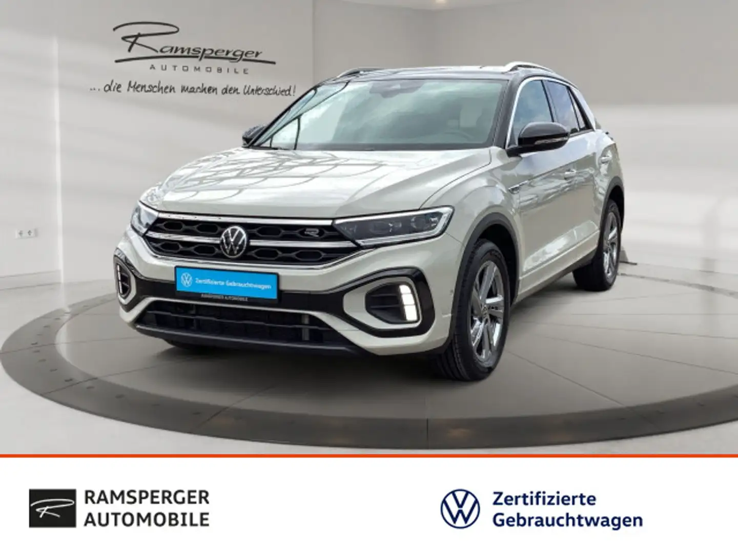 Volkswagen T-Roc 2.0 TDI DSG R-Line AHK ACC LED Standh. Nav Grau - 1