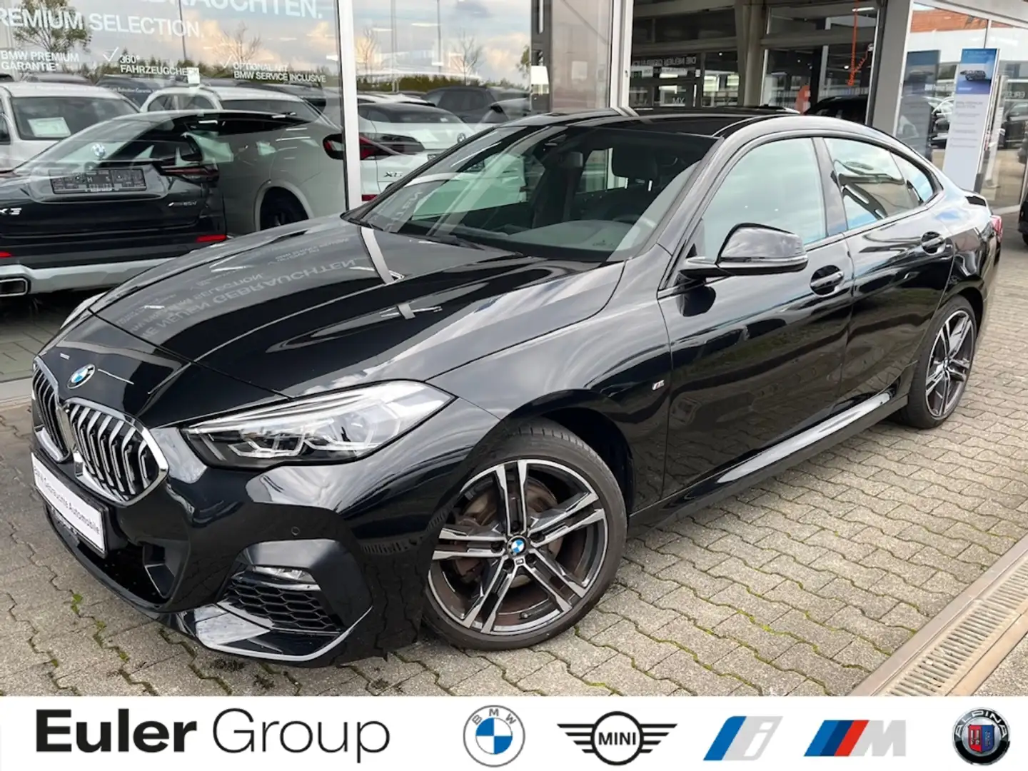 BMW 218 Gran Coupe i M Sport Navi LED PDC Klimaautom DAB+ Noir - 1