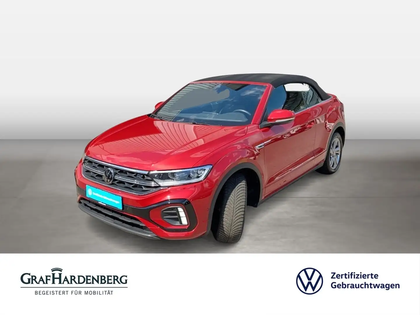 Volkswagen T-Roc Cabrio R-Line 1.5 TSI DSG Navi AHK LED Rot - 1