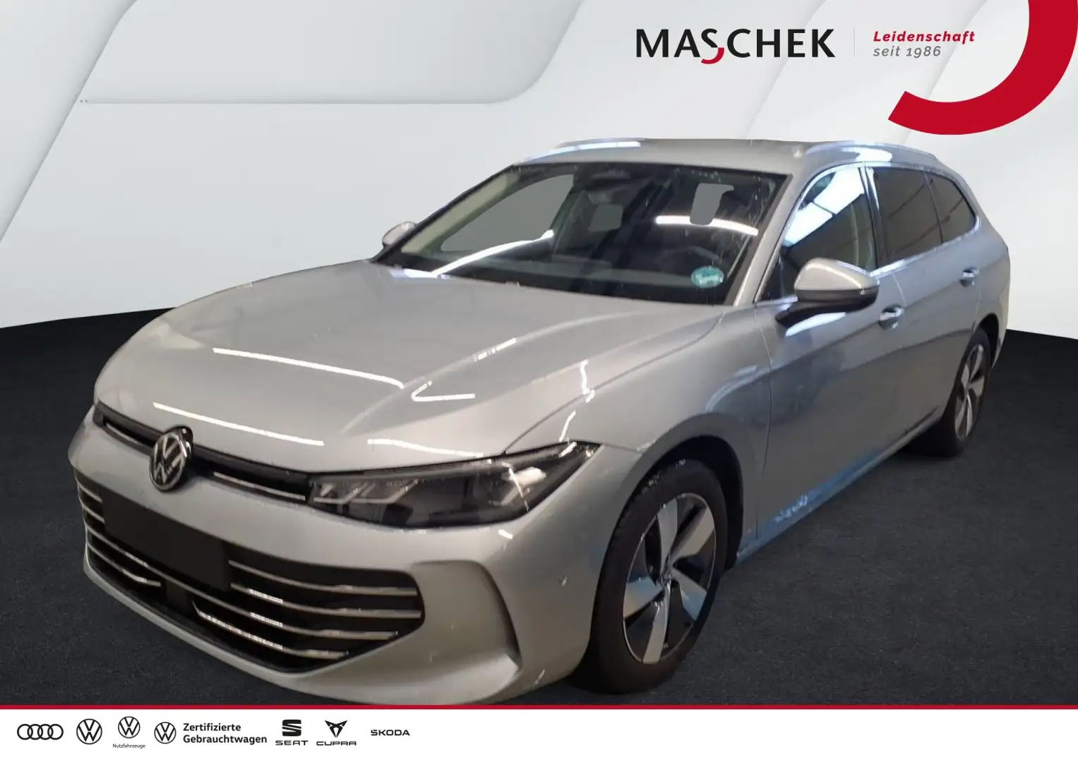 Volkswagen Passat Business 1.5 eTSI DSG AHK Navi PDC GRA Sitzh. Silber - 1