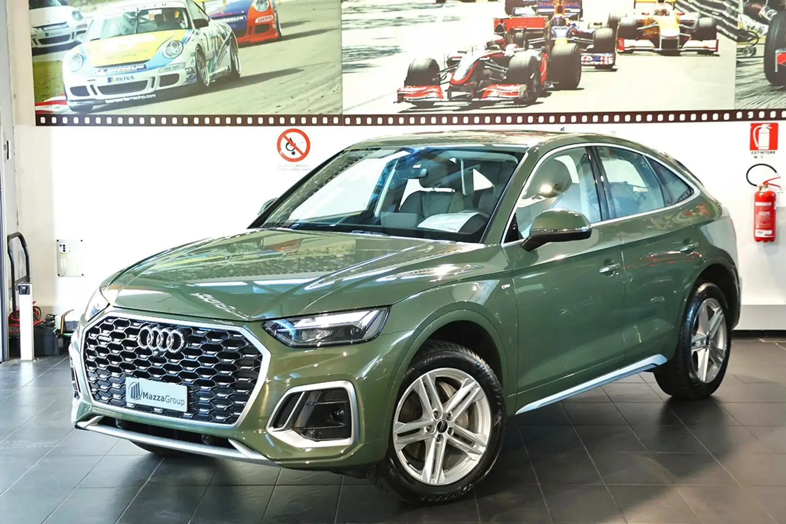 Audi Q5 40 TDI Sportback SPB Quattro S-Tronic S-Line -ADAS Verde - 1