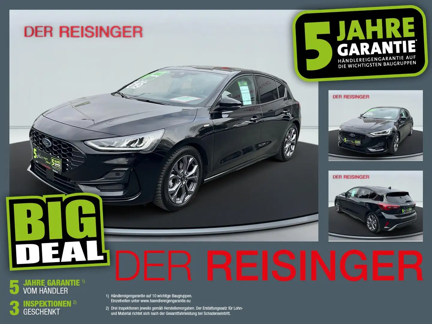 Ford Focus ST-Line Schwarz - 1