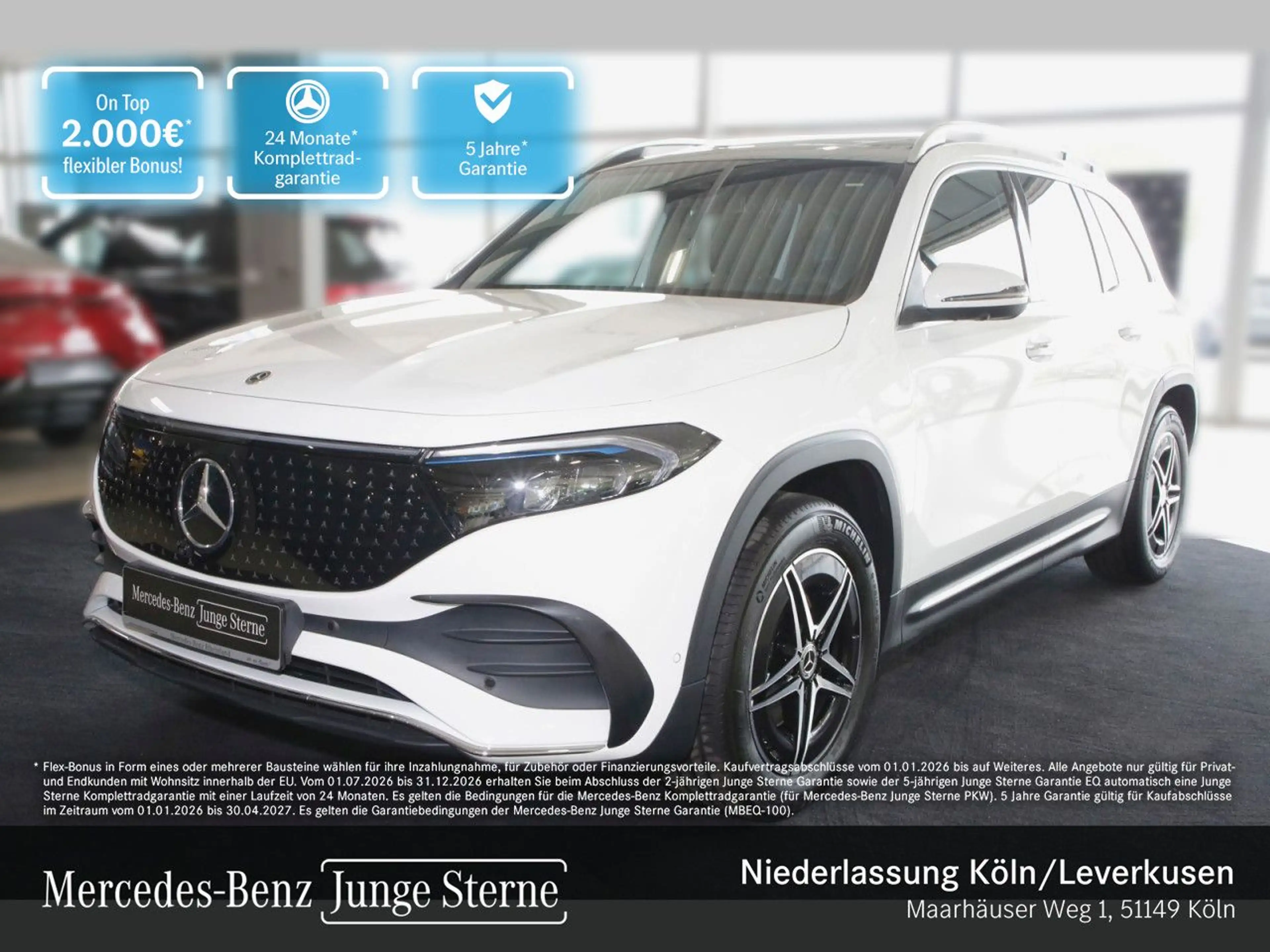 Mercedes-Benz EQB 300 4M AMG+PLUS-PAKET+AHK+PANO+360+KEYLESS