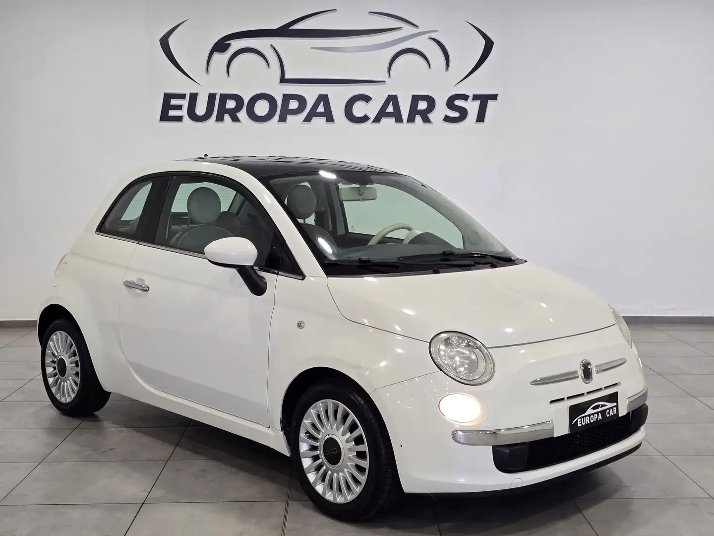 Fiat 500 500 1.2 Lounge Blanc - 2