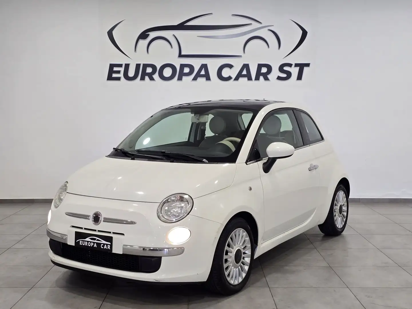 Fiat 500 500 1.2 Lounge Blanc - 1