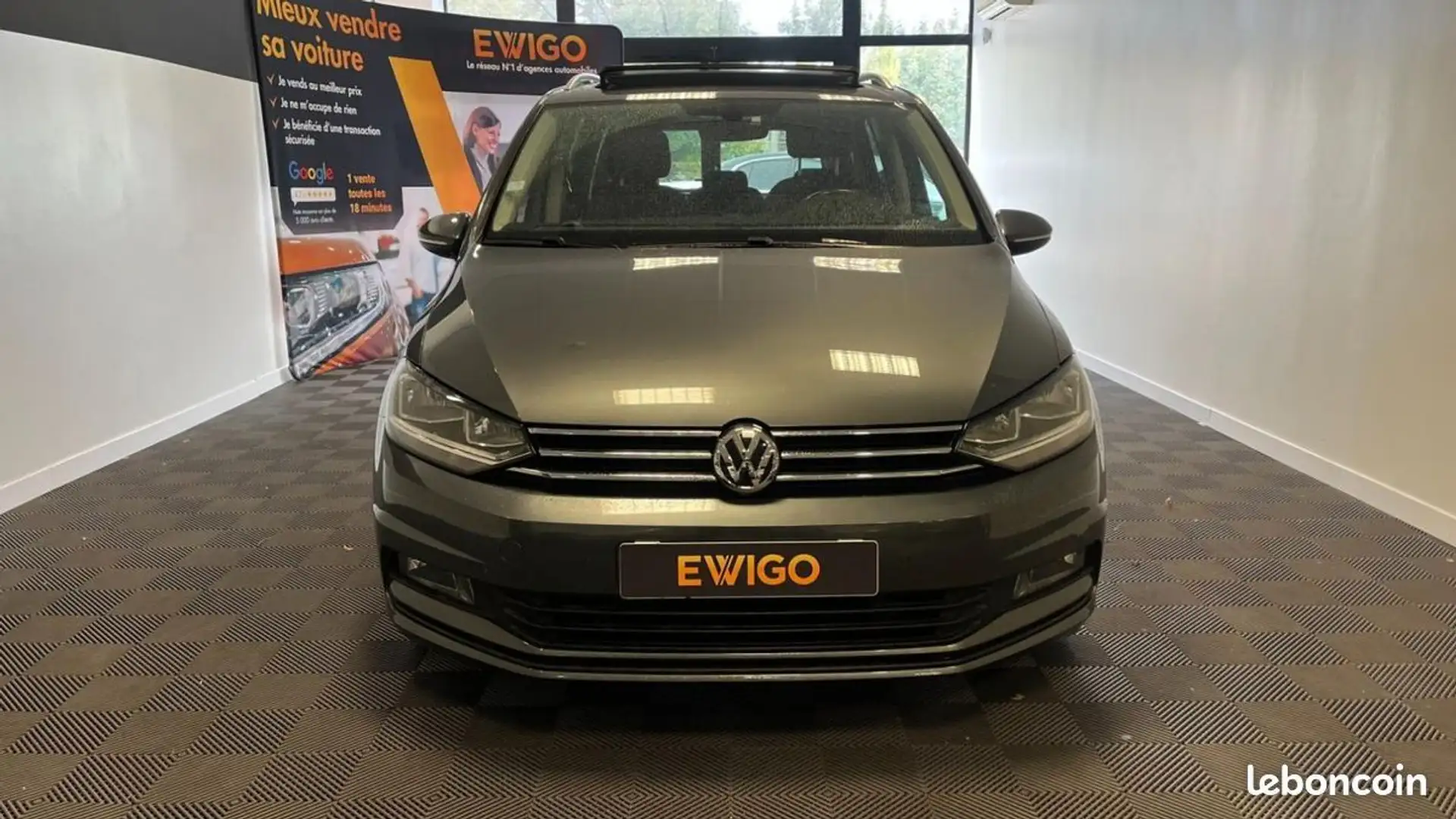 Volkswagen Touran 2.0 TDI 150ch BLUEMOTION SOUND Gris - 2