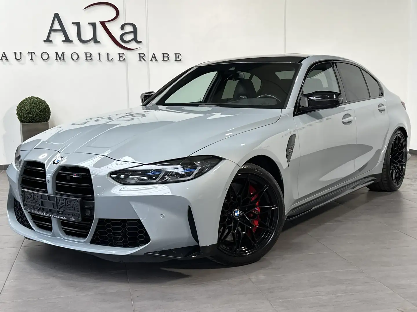 BMW M3 Competition NAV+LASER+360°+HEAD-UP+19 20ZO+VC Серый - 2