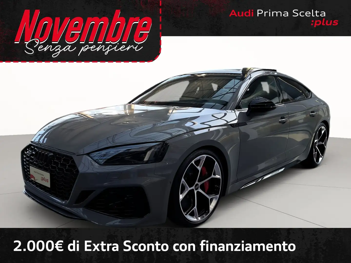 Audi RS5 sportback 2.9 tfsi quattro 450cv tiptronic Gris - 1