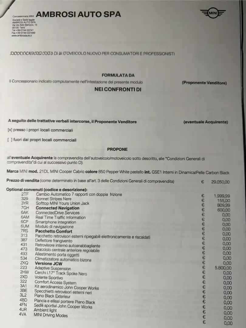 MINI Cooper Cabrio 1.5 JCW auto - 2