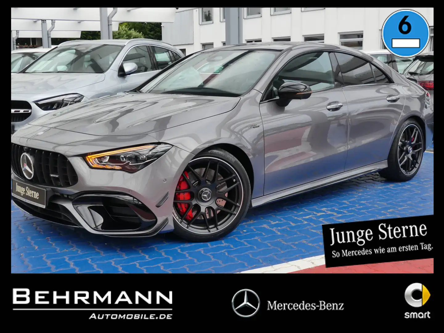 Mercedes-Benz CLA 45 AMG CLA 45S 4M Coupé +Panorama+360°+NightPaket+LED++ siva - 1