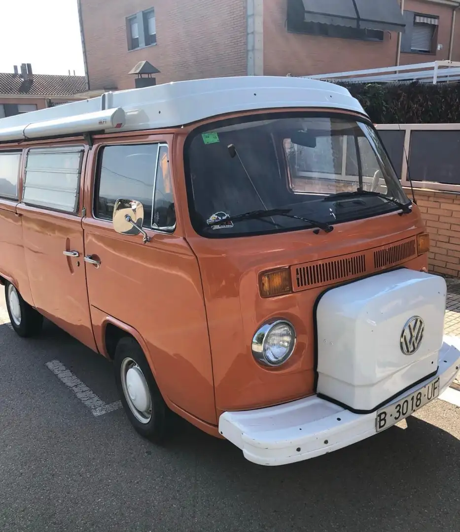 Volkswagen T2 Camping Pomarańczowy - 2