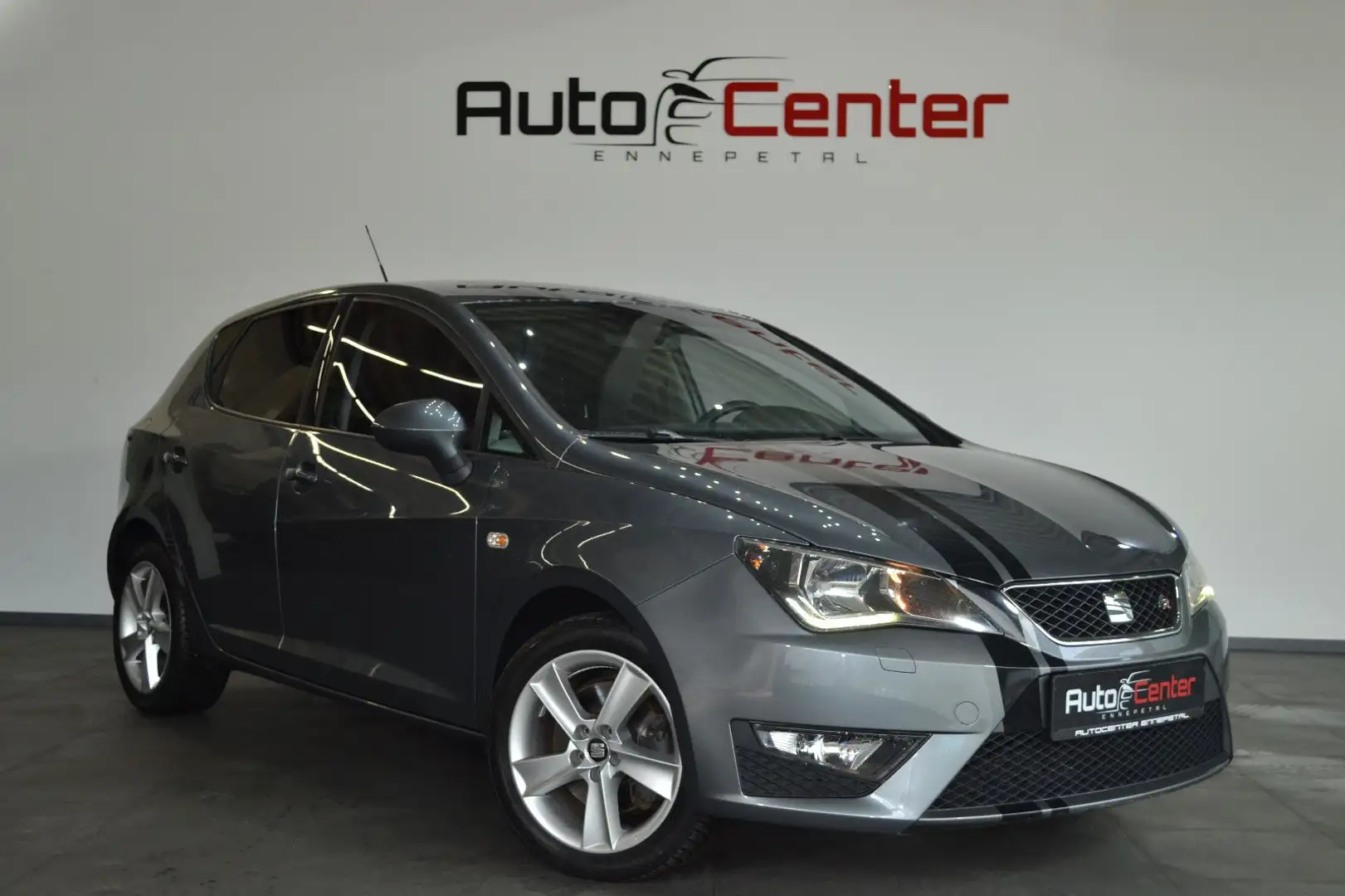 SEAT Ibiza FR*2.Hand*Klima*Navi*94 Tkm*Einparkhilfe* Grau - 2