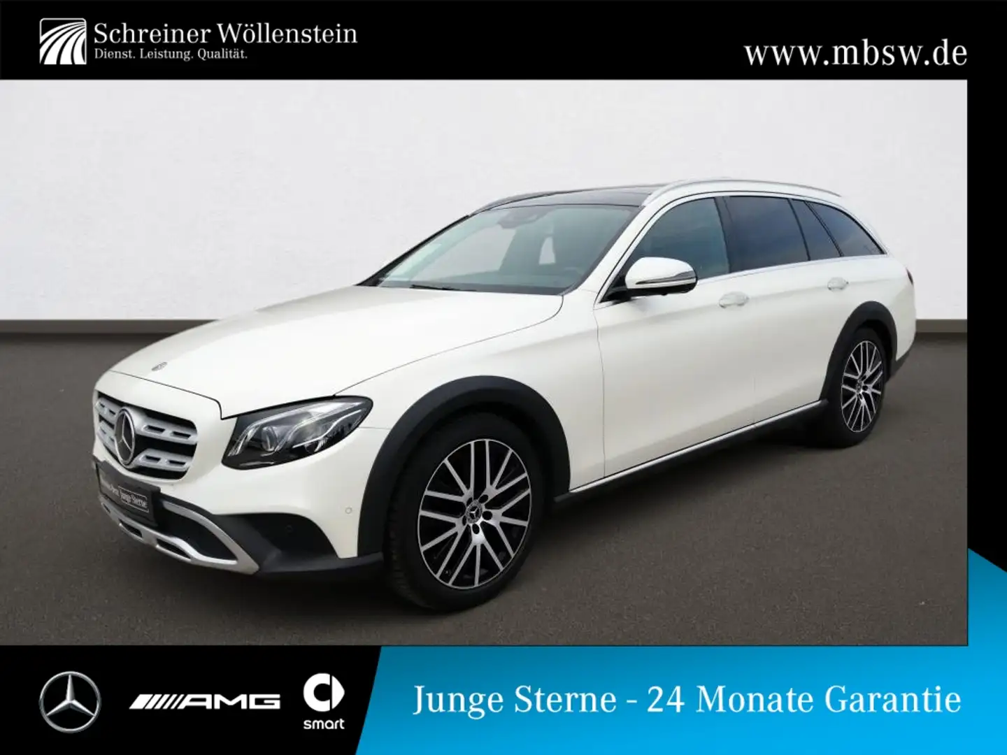 Mercedes-Benz E 220 T d 4M All-Terrain Pano*AHK*AIR*HuD*KeyGo* Weiß - 1