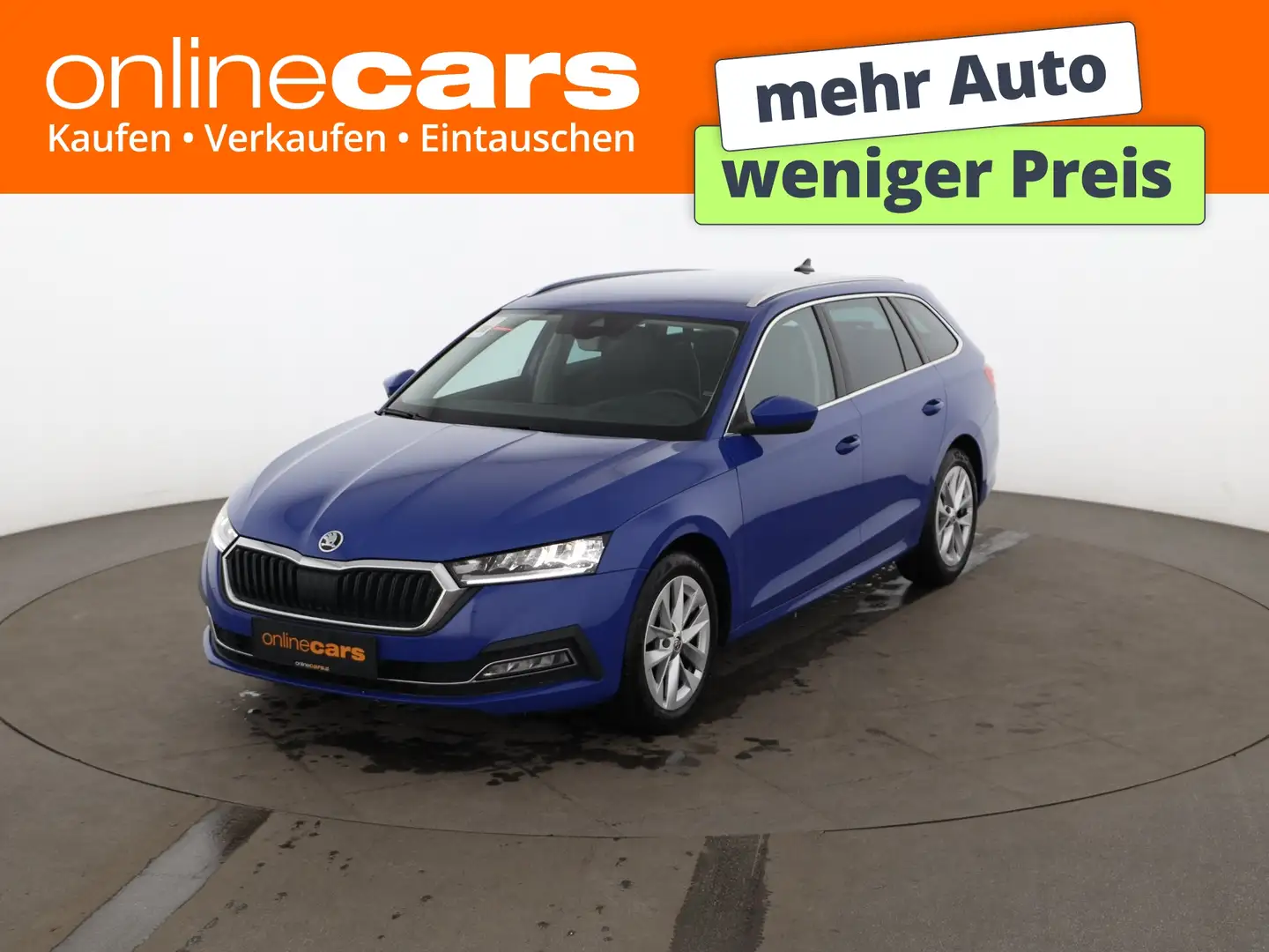Skoda Octavia Combi 2.0 TDI Style LED AHK HEAD-UP RADAR Blau - 1