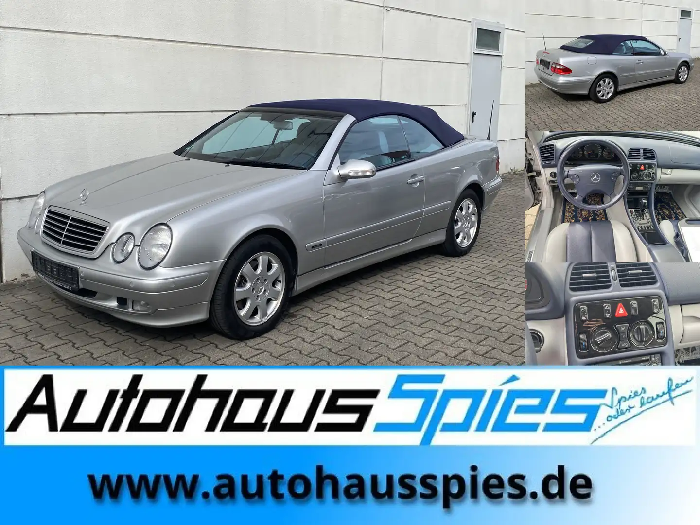 Mercedes-Benz CLK 230 CLK 230 Kompressor Cabriolet Avantgarde 2.Hand Mmr Silber - 1