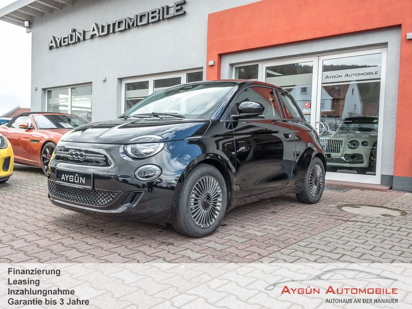 Fiat 500e Icon 42kWh*Apple-Carplay*PDC-hinten* Schwarz - 1