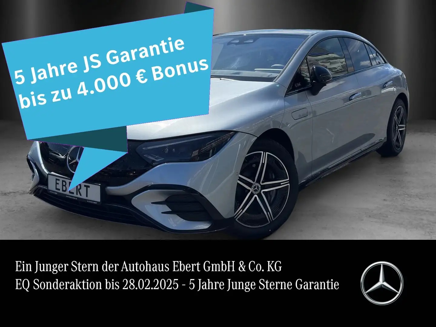 Mercedes-Benz EQE 350 EQE350 AMG Prem+ AIRMATIC Massage HAL10° 22kw TV Silber - 1