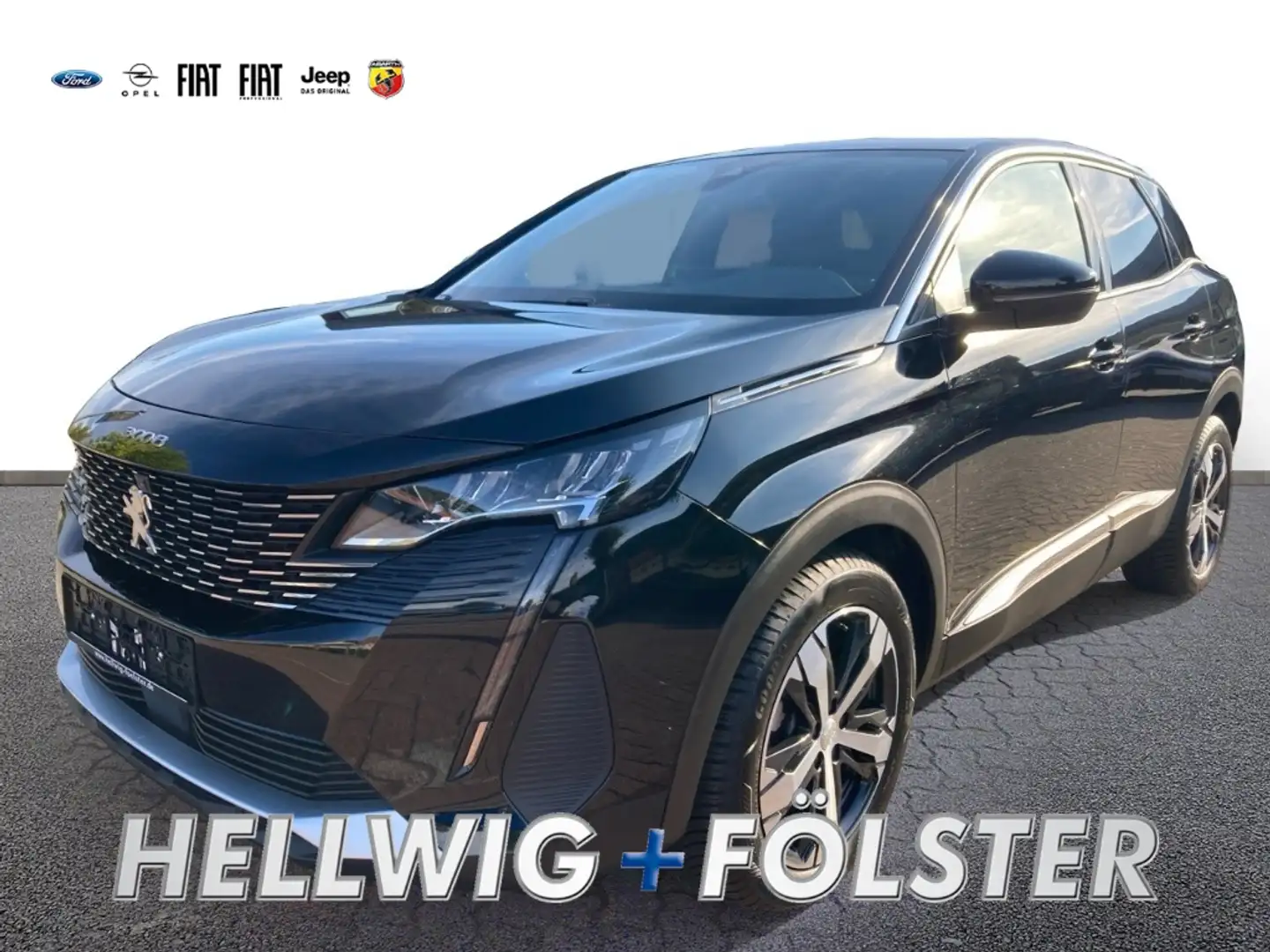 Peugeot 3008 Allure Pack 1.2 130  Aut SHZ Navi Kamera Noir - 1