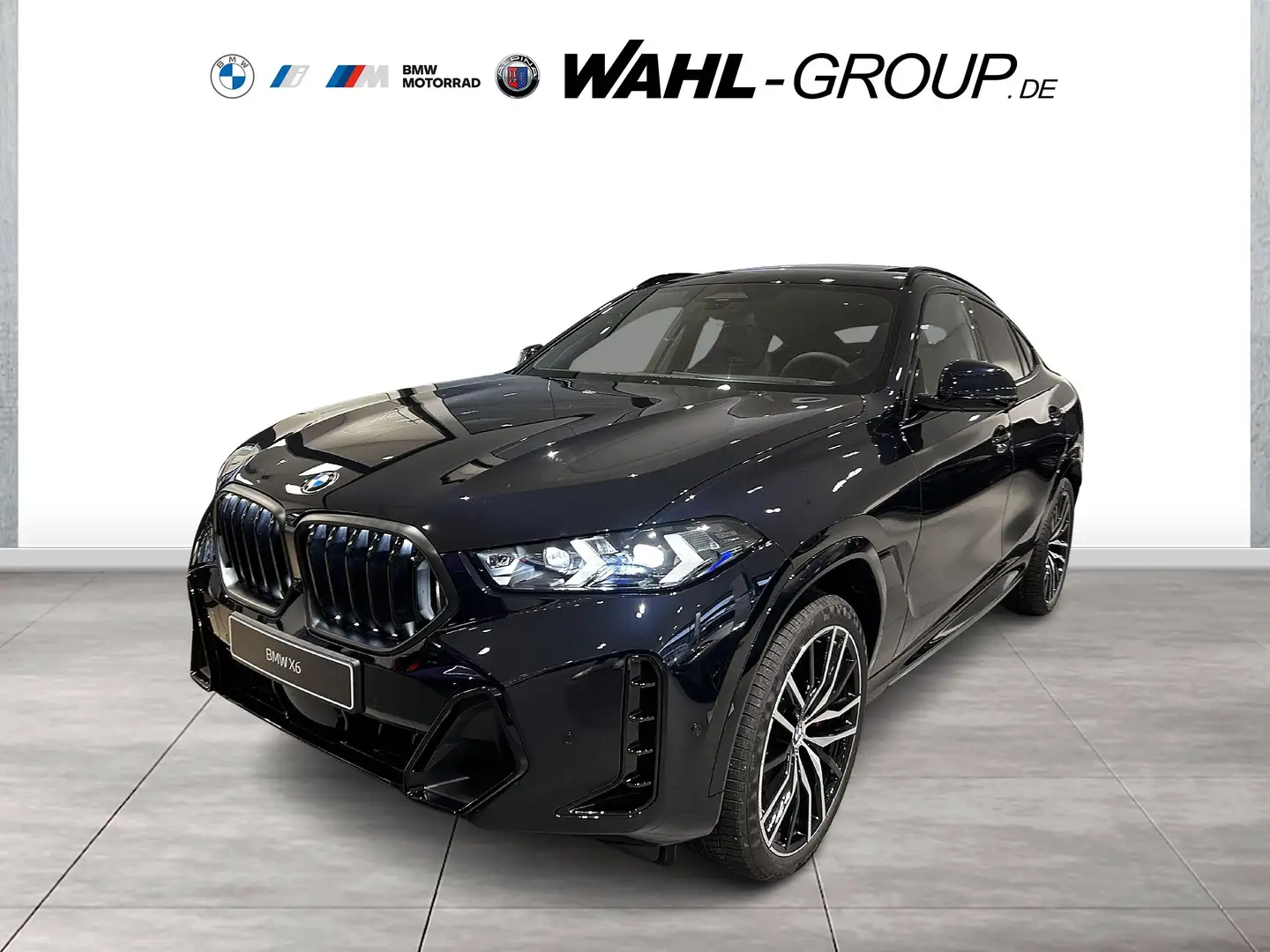 BMW X6 xDrive30d M Sport Pro Panorama AHK HeadUp IconicGl Schwarz - 1