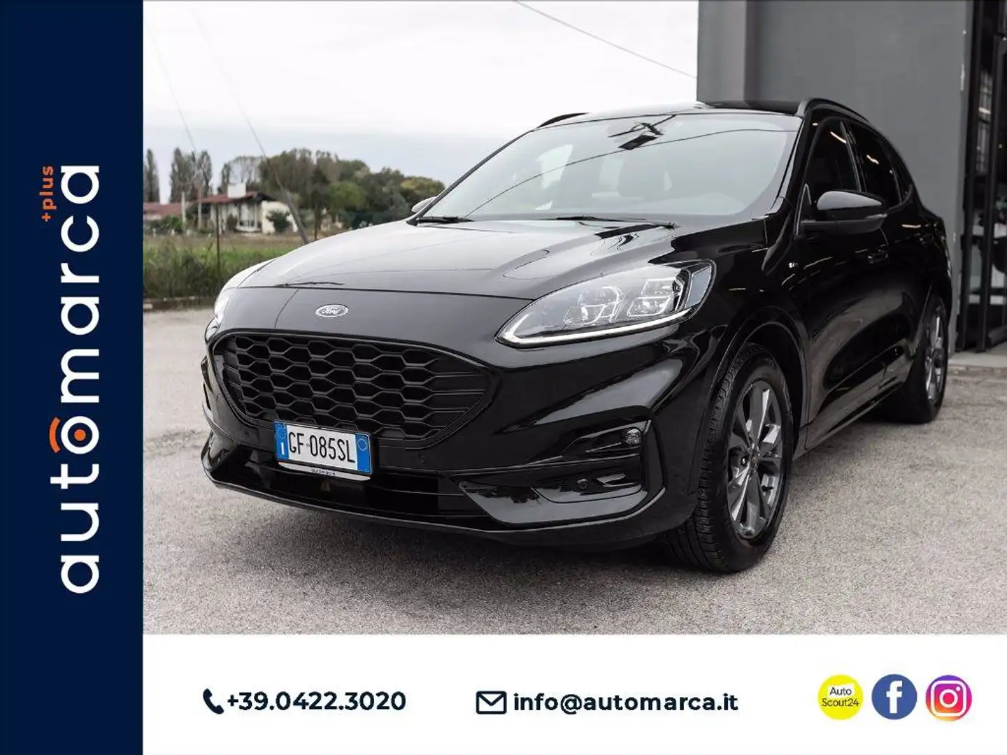Ford Kuga 2.5 full hybrid ST-Line X 2wd 190cv cvt Nero - 1