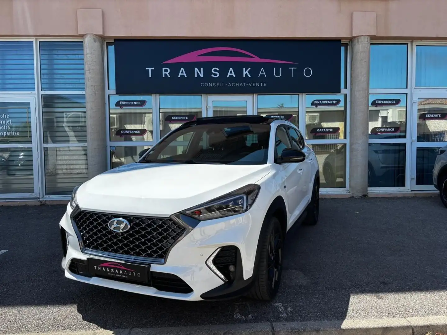 Hyundai TUCSON 1.6 CRDi 136 DCT-7 N Line Blanc - 1