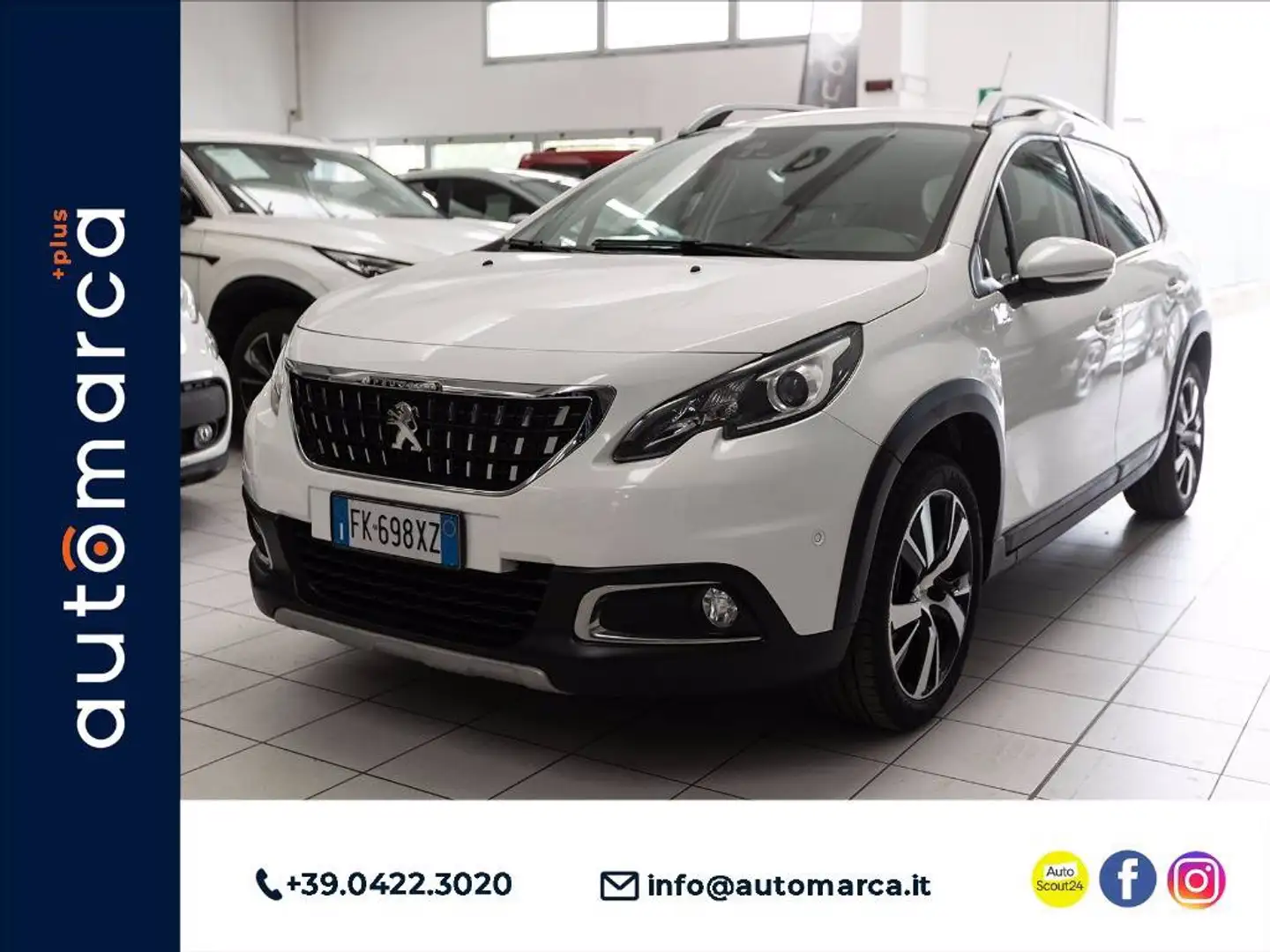 Peugeot 2008 1.2 puretech t Allure s&s 110cv Blanc - 1