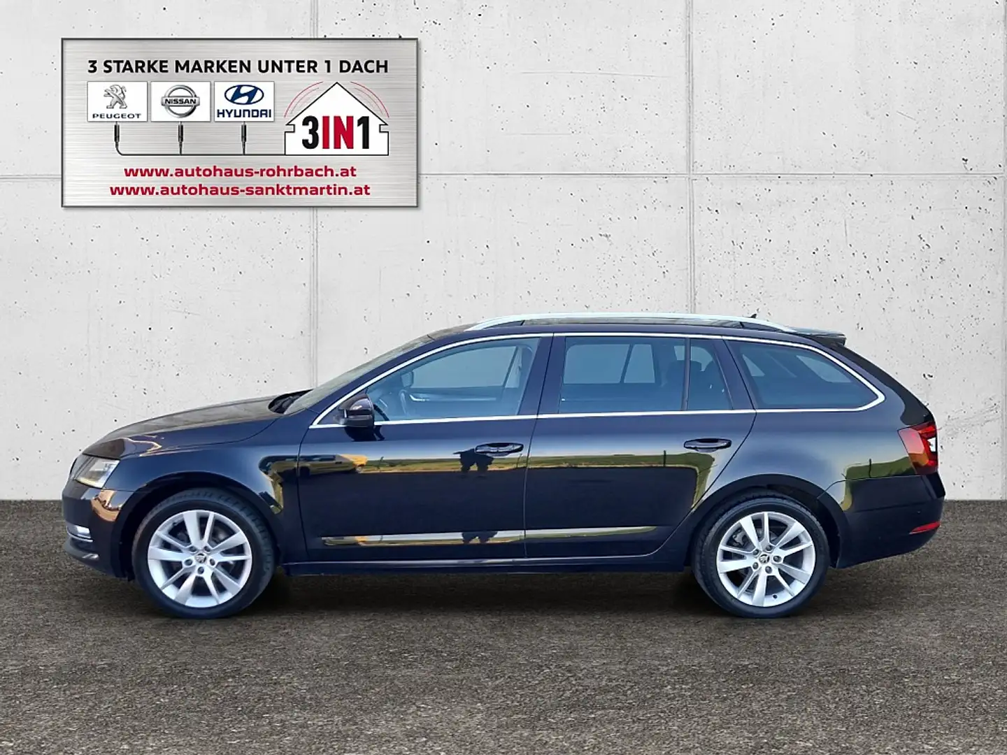 Skoda Octavia Combi 2,0 TDI Ambition Limited DSG Schwarz - 2