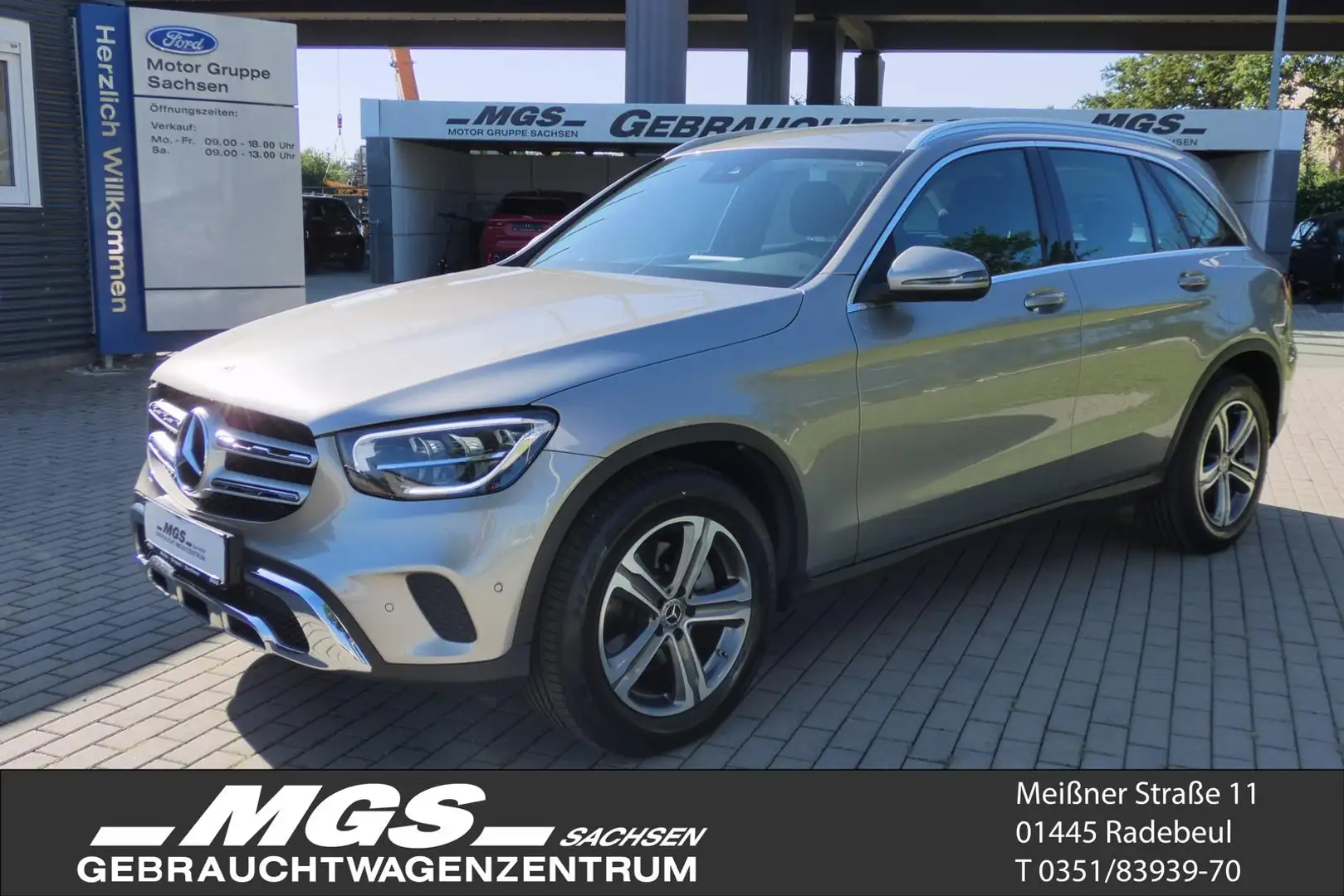 Mercedes-Benz GLC 200 4Matic Hybrid #BUSINESS #TEMP #LED #KAM #DAB Silber - 1