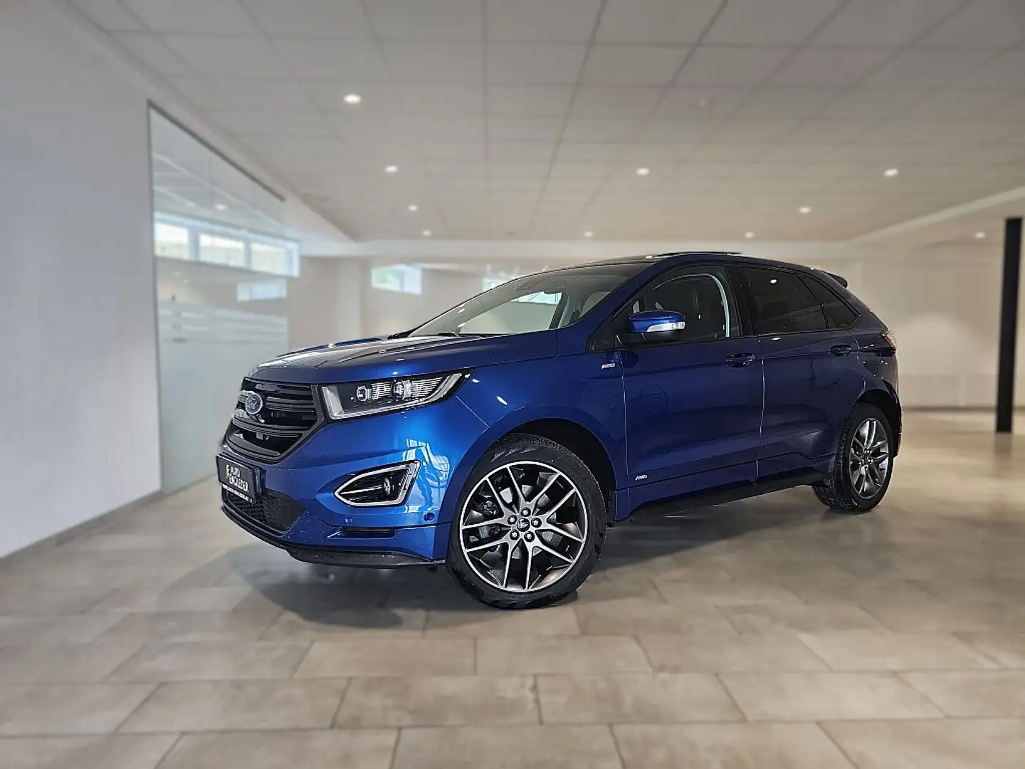 Ford Edge 2,0 TDCi ST-Line 4x4 Start/Stop Powershift Aut. Modrá - 2