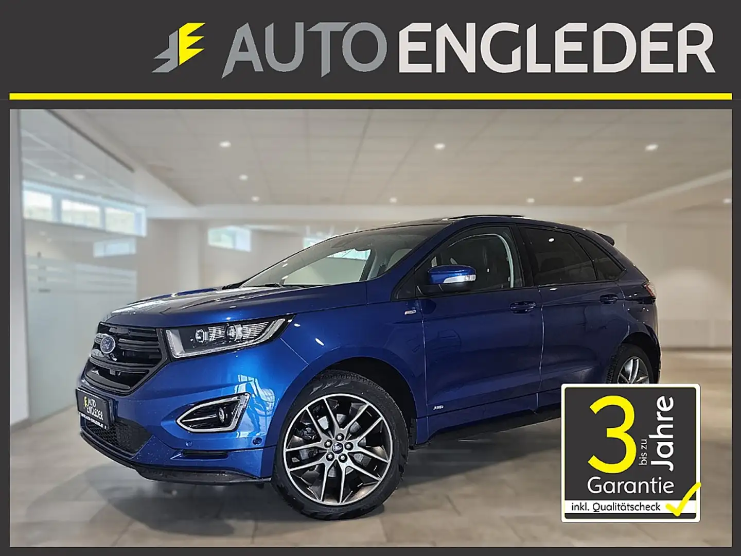 Ford Edge 2,0 TDCi ST-Line 4x4 Start/Stop Powershift Aut. Modrá - 1